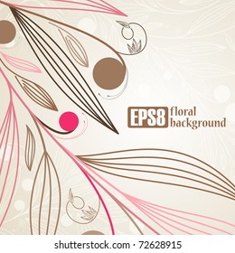 floral background, eps8