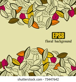 floral background, eps8