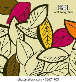 floral background, eps8