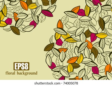 floral background, eps8