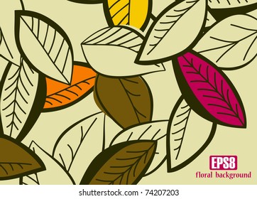 floral background, eps8