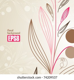 floral background, eps8