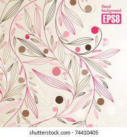 floral background, eps8