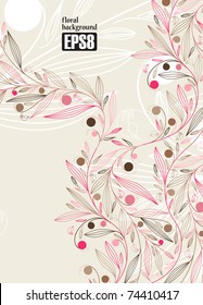 floral background, eps8