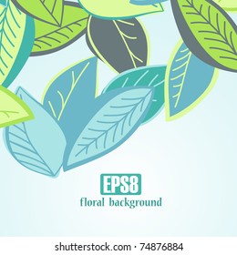 floral background, eps8