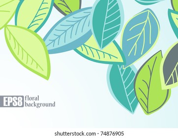 floral background, eps8