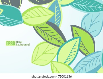 floral background, eps8