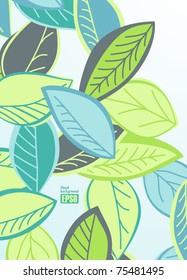 floral background, eps8