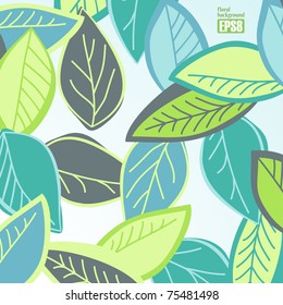 floral background, eps8