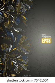 floral background, eps8