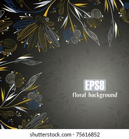 floral background, eps8