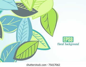 floral background, eps8