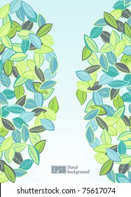 floral background, eps8