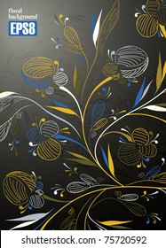 floral background, eps8
