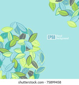 floral background, eps8