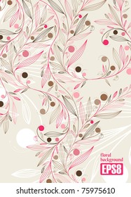 floral background, eps8