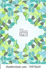 floral background, eps8