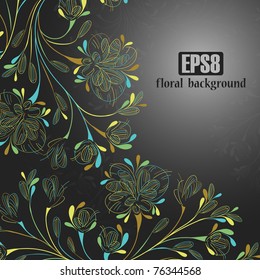 floral background, eps8