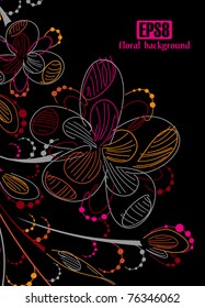 floral background, eps8