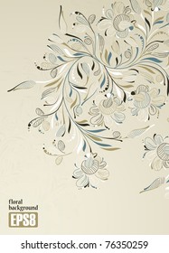 floral background, eps8