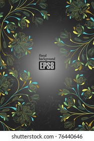 floral background, eps8