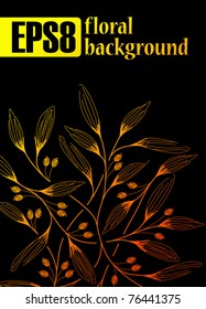 floral background, eps8