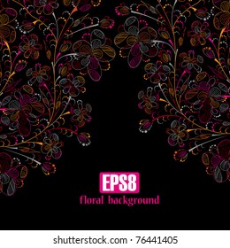 floral background, eps8