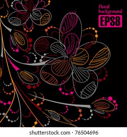 floral background, eps8