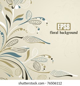 floral background, eps8