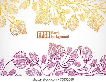 floral background, eps8