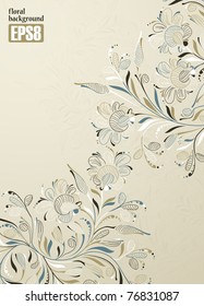 floral background, eps8