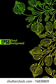 floral background, eps8