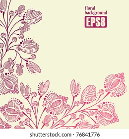 floral background, eps8