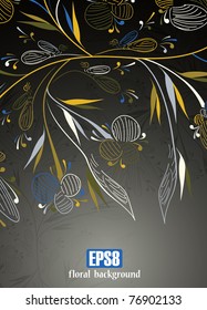 floral background, eps8