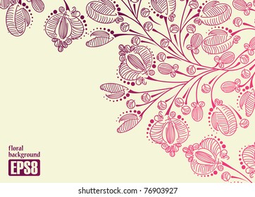 floral background, eps8