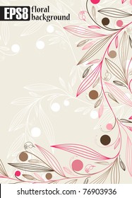 floral background, eps8
