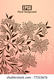 floral background, eps8