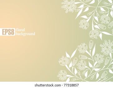 floral background, eps8