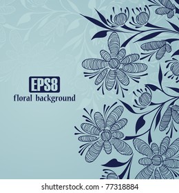 floral background, eps8