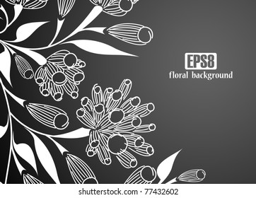 floral background, eps8