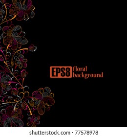 floral background, eps8