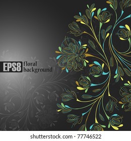 floral background, eps8