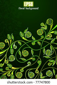 floral background, eps8