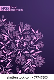 floral background, eps8