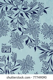 floral background, eps8