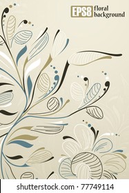 floral background, eps8