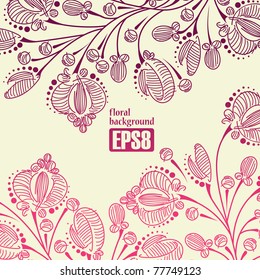 floral background, eps8