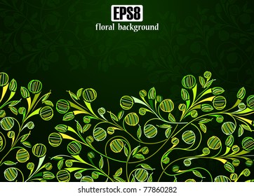 floral background, eps8