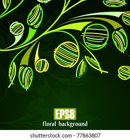floral background, eps8