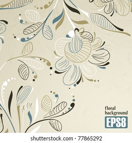 floral background, eps8